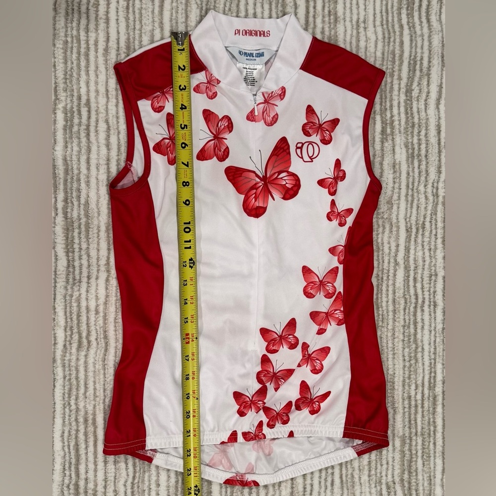 Pearl Izumi Butterfly Graphic Sleeveless Cycling Jersey Medium, NWOT - Picture 6 of 6